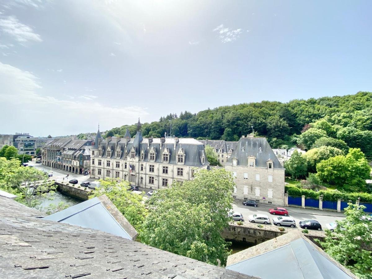 Le Nid Des Quais - Vue Panoramique Au Coeur De La Ville - Wifi - Entree Autonome Quimper Luaran gambar