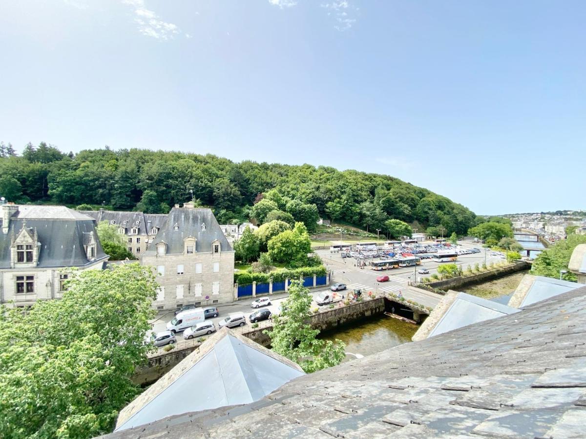 Le Nid Des Quais - Vue Panoramique Au Coeur De La Ville - Wifi - Entree Autonome Quimper Luaran gambar