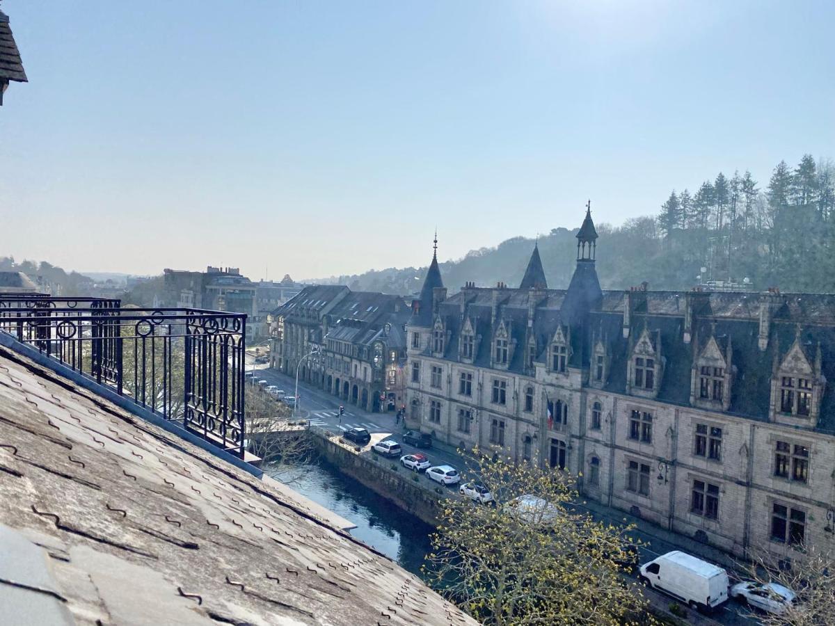 Le Nid Des Quais - Vue Panoramique Au Coeur De La Ville - Wifi - Entree Autonome Quimper Luaran gambar
