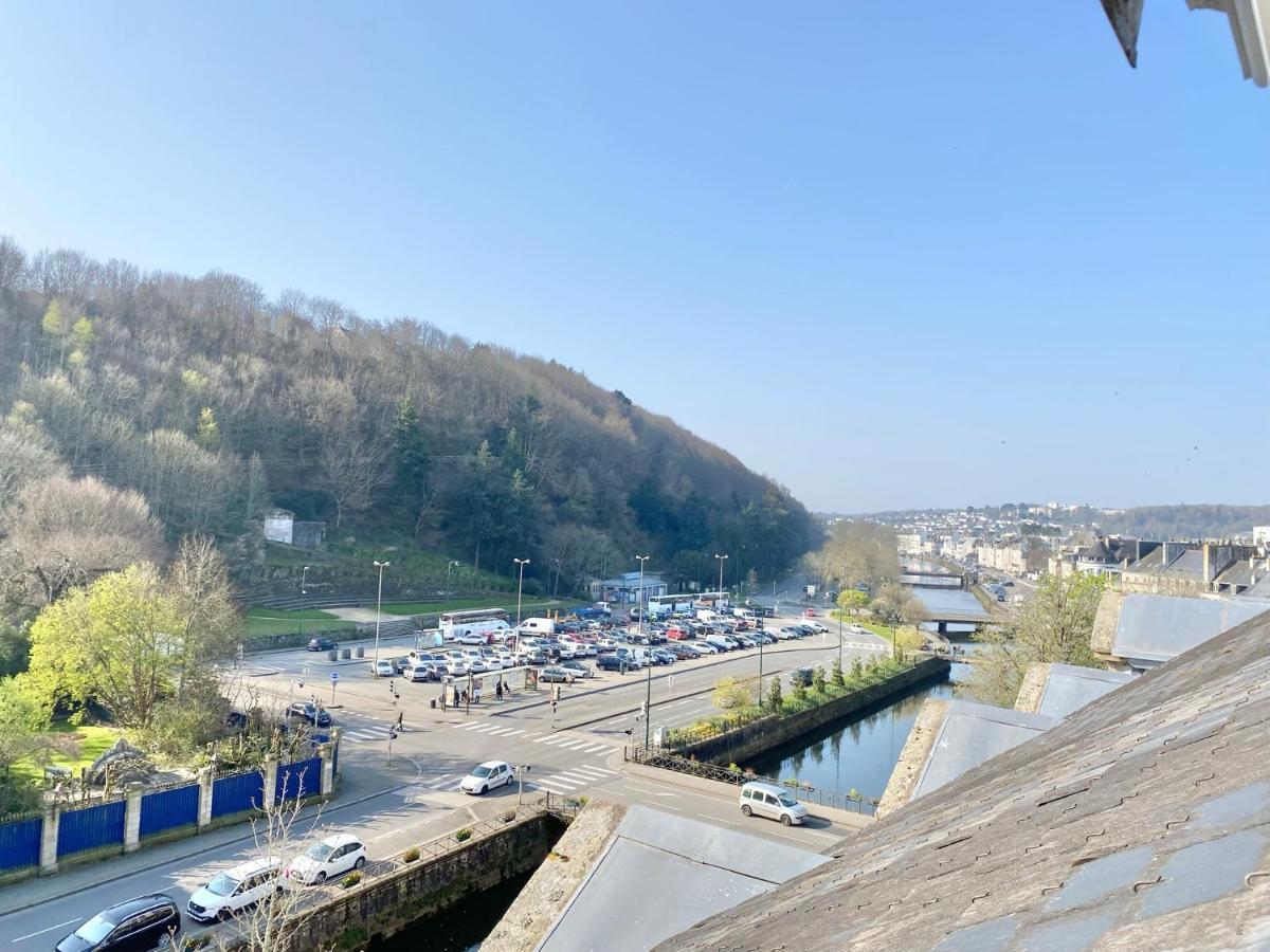 Le Nid Des Quais - Vue Panoramique Au Coeur De La Ville - Wifi - Entree Autonome Quimper Luaran gambar