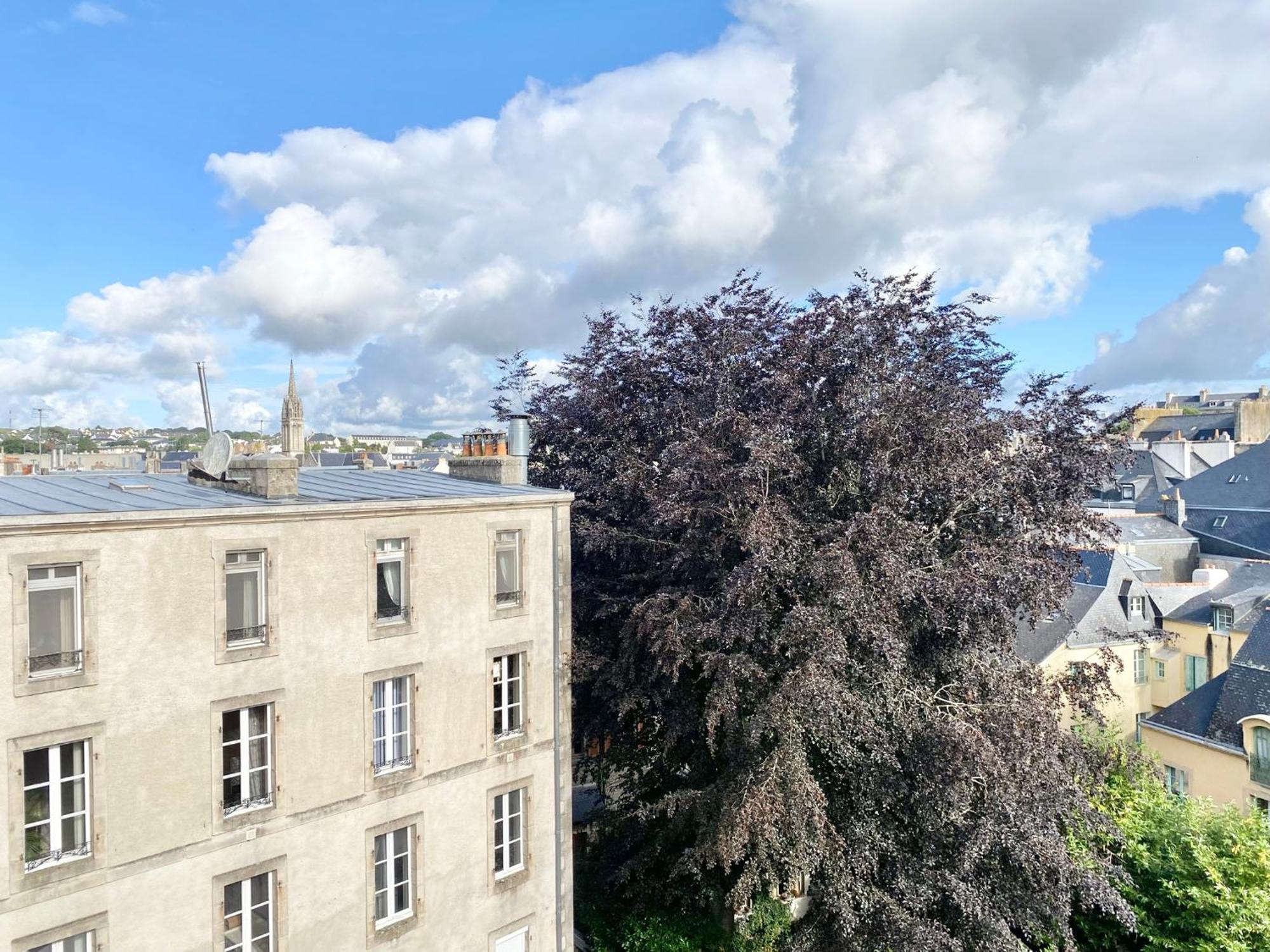 Le Nid Des Quais - Vue Panoramique Au Coeur De La Ville - Wifi - Entree Autonome Quimper Luaran gambar
